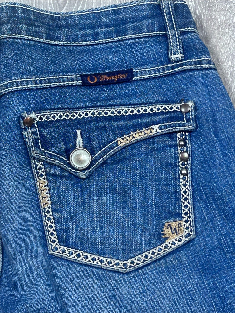 Wrangler Q-Baby Ultimate Riding Jeans 5x35 Bootcut Western WRJ3OWS Equestrian